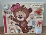 Activity board - Macko s mašličkou