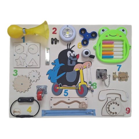 Activity board - Krtko na kolobežke