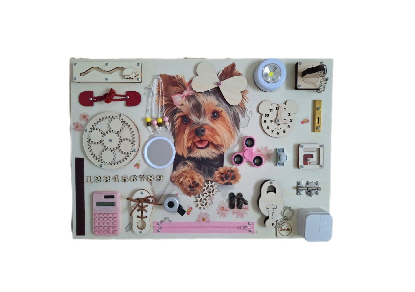 Activity board - Psík jorkšír