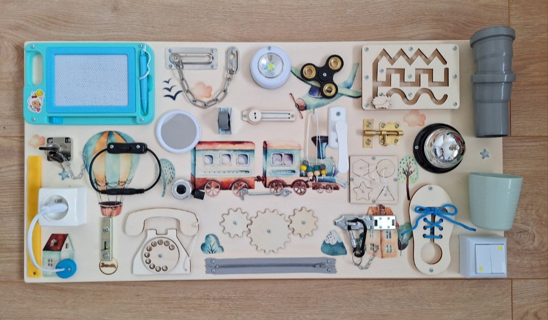 Activity board - Vláčik Ší-ší